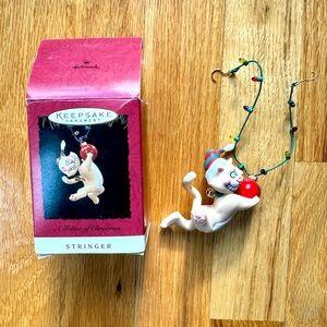 Hallmark Keepsake Ornament A Feline of Christmas Stringer